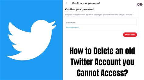 How to delete an old twitter account you cannot access.  When you're fi...