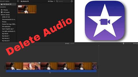 How to delete audio in imovie