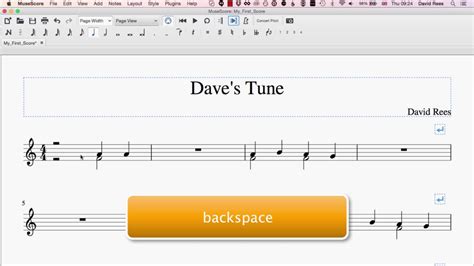 How to delete bars on musescore. Ctrl+Delete does work normally, be sure you've selected the bars first of course (so you see a blue rectangle around them). On macOS, you might try Cmd+Delete instead, although I believe Ctrl works as well. 