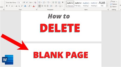 How to delete blank sheet in word