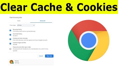 How to delete cache cookies in chrome