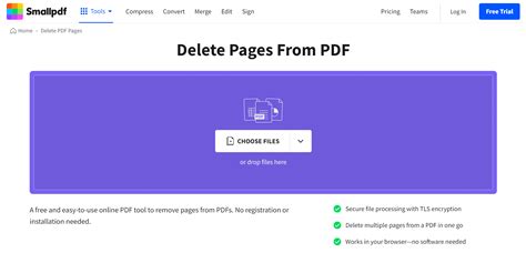 How to delete content in pdf file