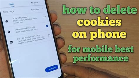 How to delete cookies in android phone