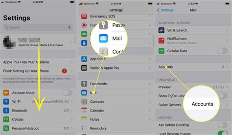 How to delete email in iphone