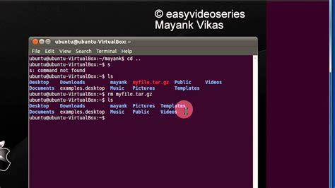 How to delete folder in ubuntu