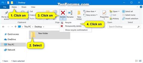 How to delete folders in file explorer