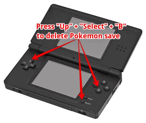 How to delete game in pokemon black