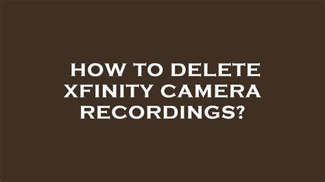 Xfinity X1 Manual Recording Read/Download Learn t