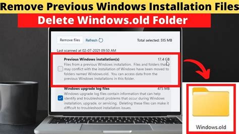 How to delete old Windows install files and free up …