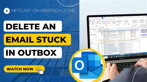 How to delete outbox message in outlook