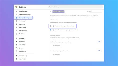 How to delete pop ups in chrome