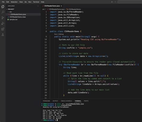 How to delete rows in csv file in java.  To follow along with this guide 1 day ago · File ...