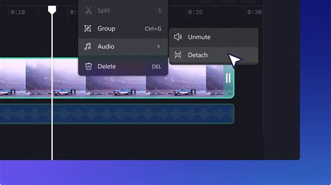 How to delete sound in video