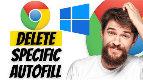 How to delete specific autofill entries from Google Chrome?