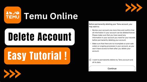 How to delete temu account. Having an old email account can be a hassle. It’s often filled with spam, old contacts, and outdated information. But deleting it can be a difficult process if you don’t want to lo... 