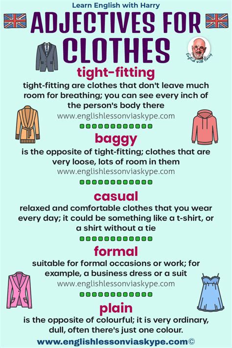 How to describe clothes in a story