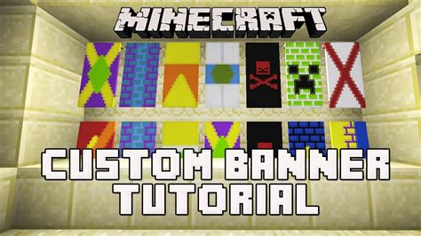How to design a banner in minecraft