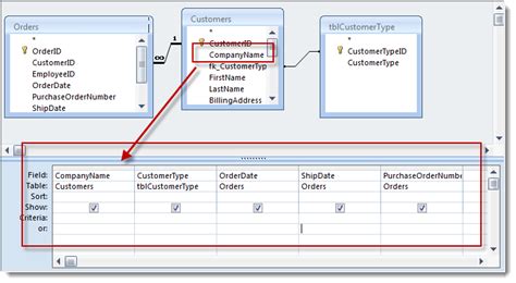 How to design a query in access
