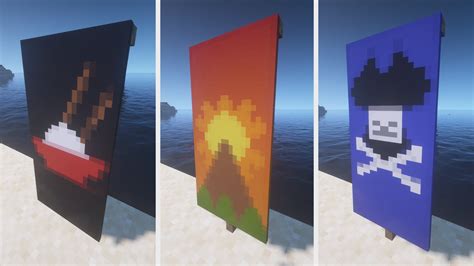 How to design banner minecraft