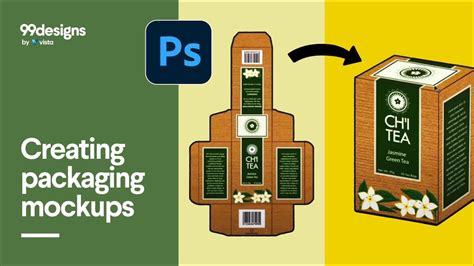 How to design box packaging in photoshop