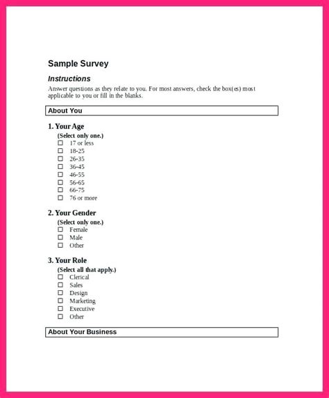 How to develop a survey. Jul 31, 2019 · 8. Always provide an alternative answer. The goal of your survey should be to obtain customer feedback. However, you don't want this process to come at the expense of your customers' comfort. When asking questions, be sure to include a "I prefer not to answer this question," option. 