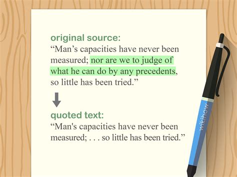 How to direct quote in apa