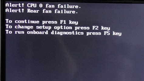 How to disable alert rear fan failure. .  ...