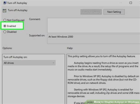 How to disable autorun in windows