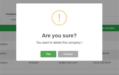 How to disable ok button in alert in javascript.  alert "Are you sure you want to remove all".