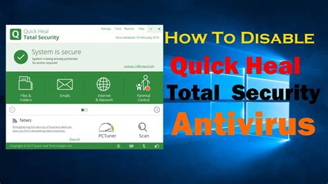 How to disable quick heal total security 2019.  Your ultimate source for all things ...