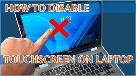How to disable touch screen in laptop