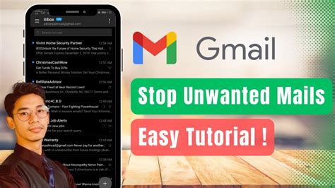 How to disable unwanted mails in gmail