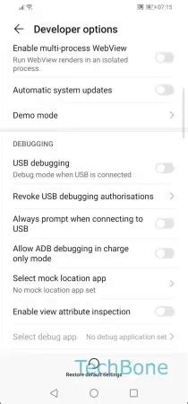 How to disable usb debugging on huawei.  Aug 20, 2020 · After activating the developer options ...