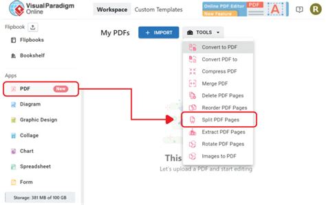 How to divide pdf in parts
