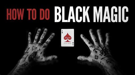 How to do BLACK Magic YouTube