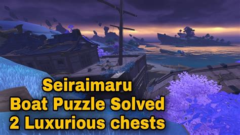 How to do Seiraimaru Boat Puzzle to get Electroculus ... - YouTube