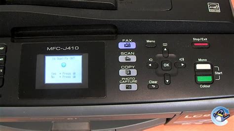 How to do a Test Print from a Brother MFCJ410W Printer YouTube
