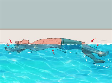 How to do back floating in swimming