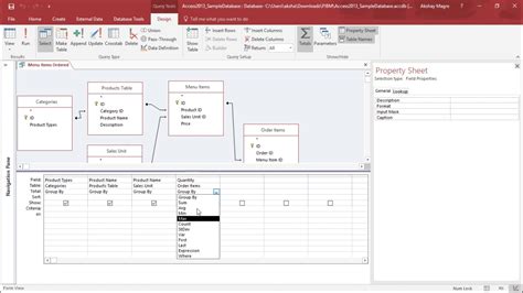 How to do calculations in access