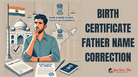 How to do correction in birth certificate