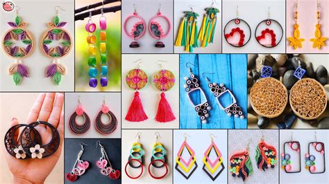 How to do earrings in paper