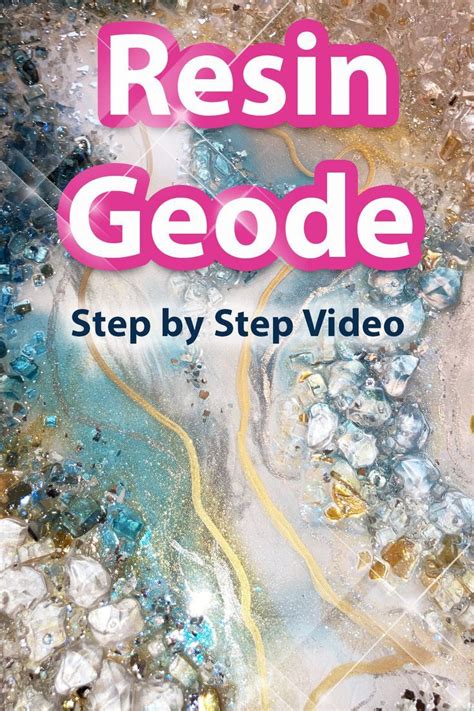 How to do geode painting.  In this article you will learn how to make geode res...