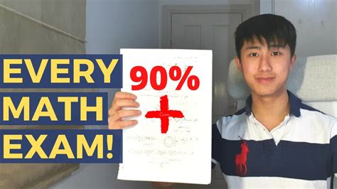 How to do good in maths exam
