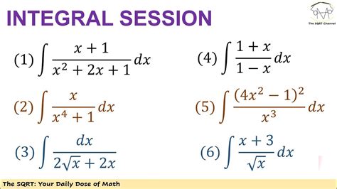 How to do integrals integrals of the solution of examples Math