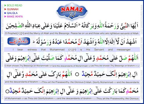 How to do namaz in english