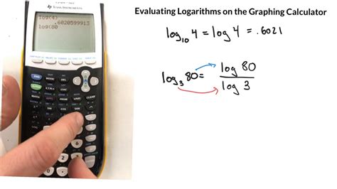 Logarithms. This TI-83 Plus and TI-84 Plus program performs several calculations related to logarithms. The program can do all of the following: Solve for X when Log (a) (B)=X using the change of base formula; solve for X when Log (x) (A)=B; solve A^ (BX+C)=D^ (EX+F) using logs; find natural Logs and Log properties; solve for X in positions ....