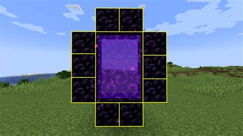 How to do portal in minecraft