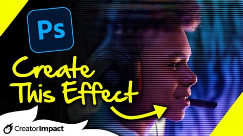 How to do scan lines in photoshop