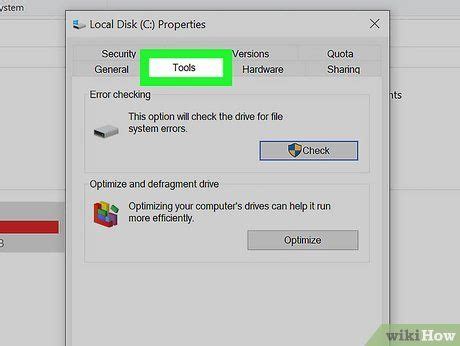 How to do scandisk in vista