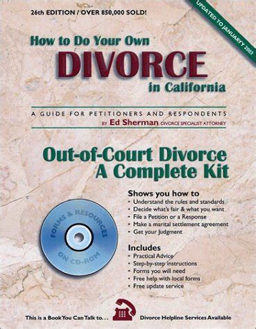 How to do your divorce in california cd rom a guide for petitioners and respondents out of court divorce a. - Vor ort erzeugung von hypochlorit m65 awwa handbuch der praxis.